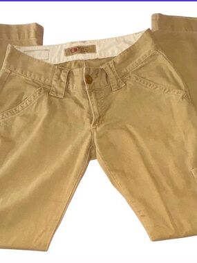 BKE DIVISION Pants Wide Leg Flare Khaki Chino Size 25